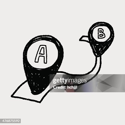 Map Location Doodle High-Res Vector Graphic - Getty Images
