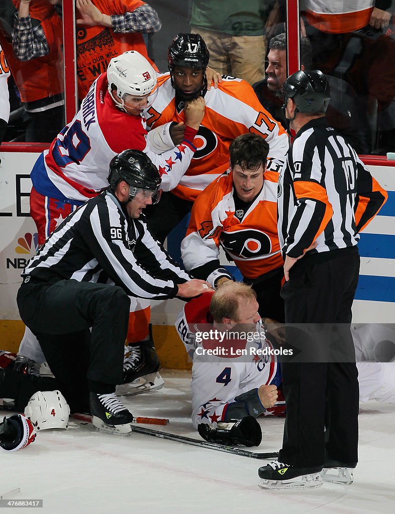 Washington Capitals v Philadelphia Flyers