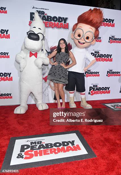 Actress Ariel Winter attends the premiere of Twentieth Century Fox and DreamWorks Animation's "Mr. Peabody & Sherman" at Regency Village Theatre on...