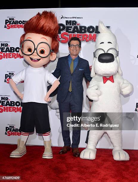 Actor Ty Burrell attends the premiere of Twentieth Century Fox and DreamWorks Animation's "Mr. Peabody & Sherman" at Regency Village Theatre on March...