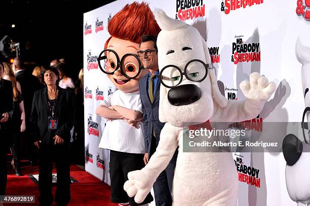 Actor Ty Burrell attends the premiere of Twentieth Century Fox and DreamWorks Animation's "Mr. Peabody & Sherman" at Regency Village Theatre on March...