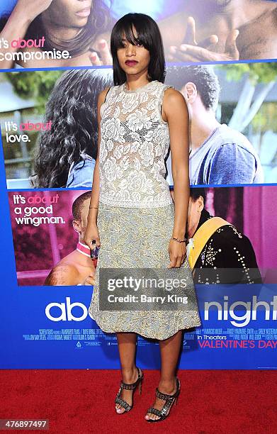 Musician Alice Smith attends the Pan African Film & Arts Festival premiere of 'About Last Night' on February 11, 2014 at ArcLight Cinemas Cinerama...