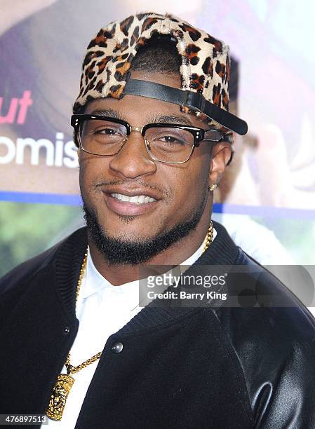 Player Dashon Goldson attends the Pan African Film & Arts Festival premiere of 'About Last Night' on February 11, 2014 at ArcLight Cinemas Cinerama...