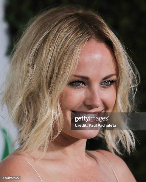 Actress Malin Akerman attends the Global Green USA's 11th annual pre-Oscar party at Avalon on February 26, 2014 in Hollywood, California.