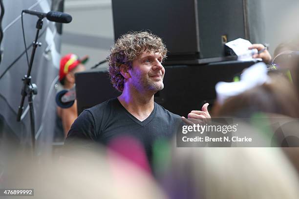 Recording artist Billy Currington appears on "FOX & Friends" All American Concert Series outside of FOX Studios on June 12, 2015 in New York City.