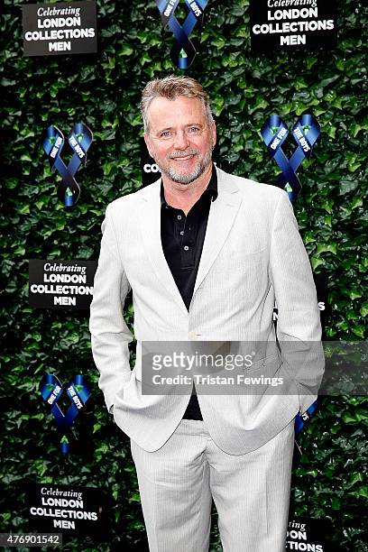 Aidan Quinn attends One For The Boys Fashion Ball hosted by Samuel L. Jackson, uniting men against cancer to kick start London Collections Men at The...