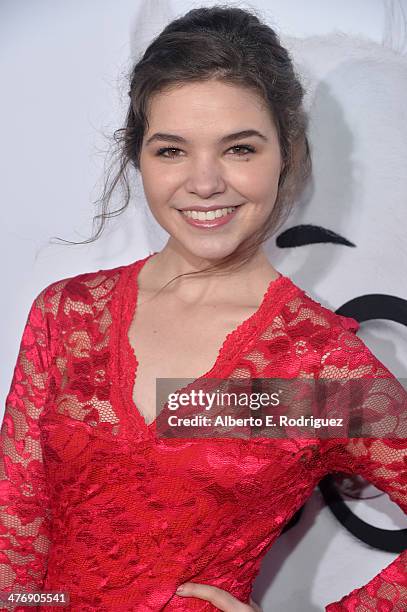 Actress Madison McLaughlin attends the premiere of Twentieth Century Fox and DreamWorks Animation's "Mr. Peabody & Sherman" at Regency Village...