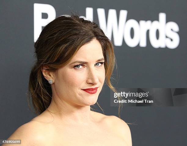 Kathryn Hahn arrives at the Los Angeles premiere of "Bad Words" held at ArcLight Cinemas Cinerama Dome on March 5, 2014 in Hollywood, California.