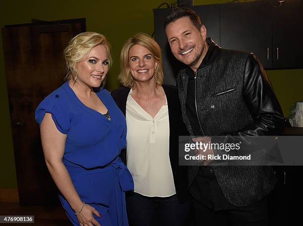 Meghan McCain, President & CEO of GLAAD Sarah Kate and Ty Herndon attend The Concert For Love And Acceptance at City Winery Nashville on June 12,...