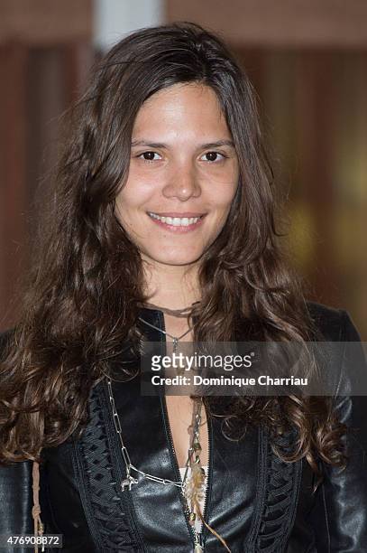 Singer Vanille Clerc attends day 3 of the 29th Cabourg Film Festival on June 12, 2015 in Cabourg, France.