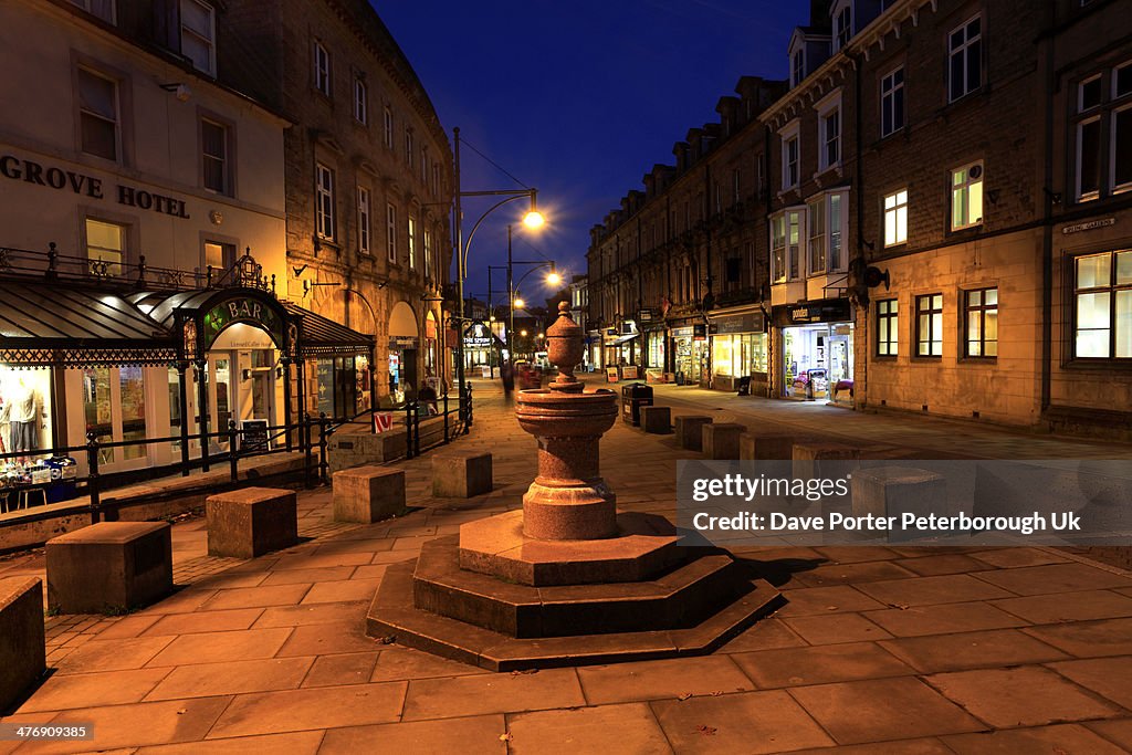 Buxton at night Derbyshire