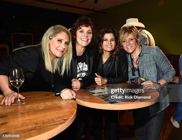 Cathy Henderson, Kristen Ellis-Henderson, Nini Camps, Deana Tauriello of Antigone Rising attend The Concert For Love And Acceptance at City Winery...