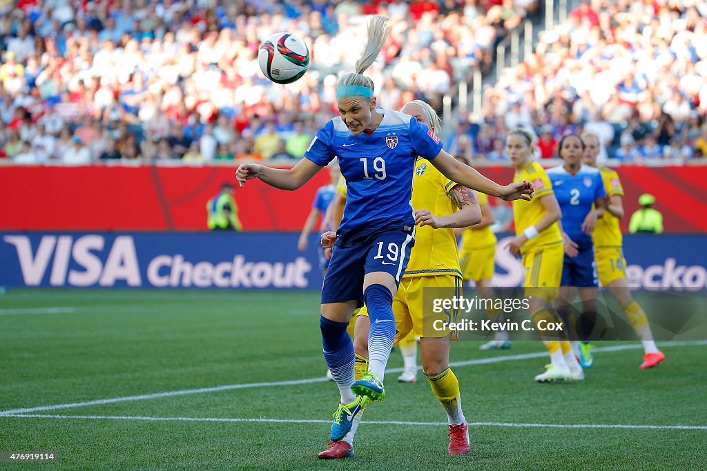 USA v Sweden: Group D - FIFA Women's World Cup 2015