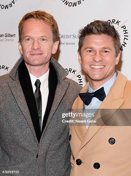 Neil Patrick Harris and husband David Burtka attend the 2014 The New York Philharmonic Spring Gala featuring "Sweeney Todd: The Demon Barber of Fleet...