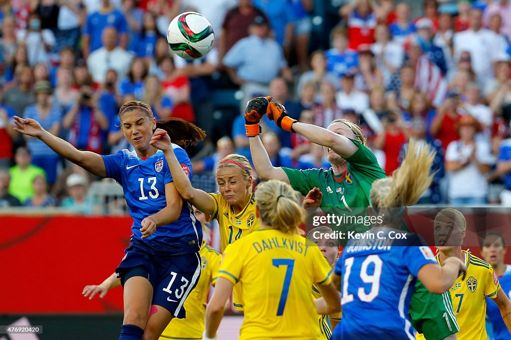 USA v Sweden: Group D - FIFA Women's World Cup 2015