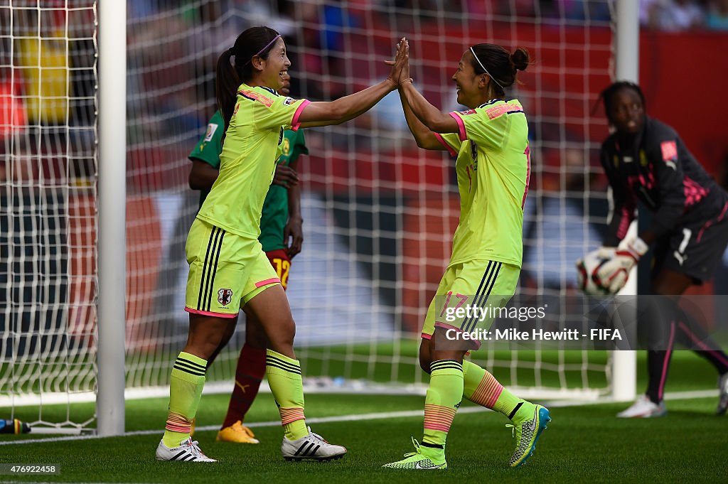 Japan v Cameroon: Group C - FIFA Women's World Cup 2015