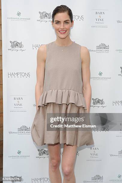 Hilary Rhoda attends as Hamptons Magazine celebrates cover stars Sean Avery and Hilary Rhoda at Barn & Vine on June 12, 2015 in Bridgehampton, New...