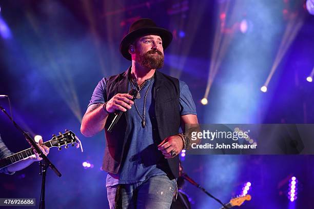 Singer Zac Brown of Zac Brown Band performs onstage during the 2015 CMA Festival on June 12, 2015 in Nashville, Tennessee.