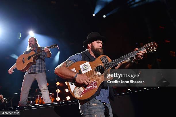 Singer Zac Brown of Zac Brown Band performs onstage during the 2015 CMA Festival on June 12, 2015 in Nashville, Tennessee.