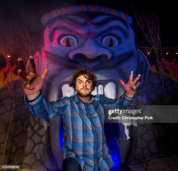 Actor Jack Black attends "Goosebumps" photo call during Summer Of Sony Pictures Entertainment 2015 at The Ritz-Carlton Cancun on June 12, 2015 in...