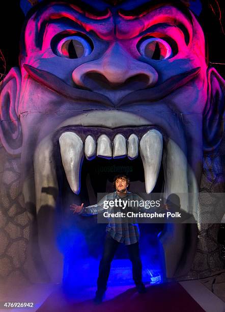 Actor Jack Black attends "Goosebumps" photo call during Summer Of Sony Pictures Entertainment 2015 at The Ritz-Carlton Cancun on June 12, 2015 in...