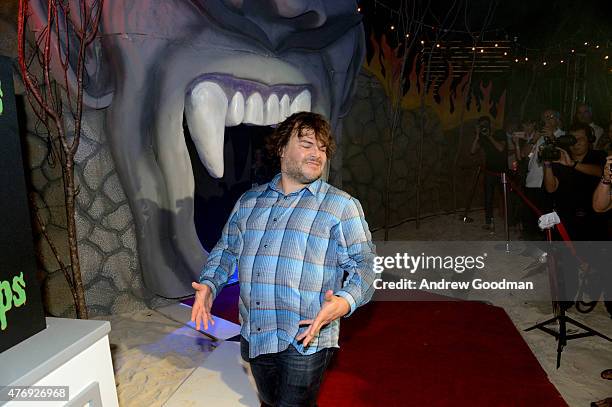 Actor Jack Black attends "Goosebumps" photo call during Summer Of Sony Pictures Entertainment 2015 at The Ritz-Carlton Cancun on June 12, 2015 in...