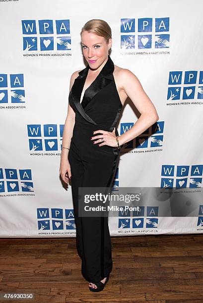 Actress Emma Myles attends the "Orange is the New Black" season 3 premiere party benefiting the Women's Prison Association at The Ainsworth on June...
