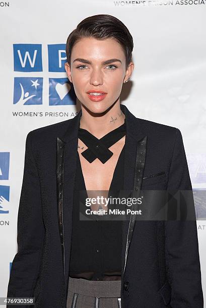 Actress Ruby Rose attends the "Orange is the New Black" season 3 premiere party benefiting the Women's Prison Association at The Ainsworth on June...