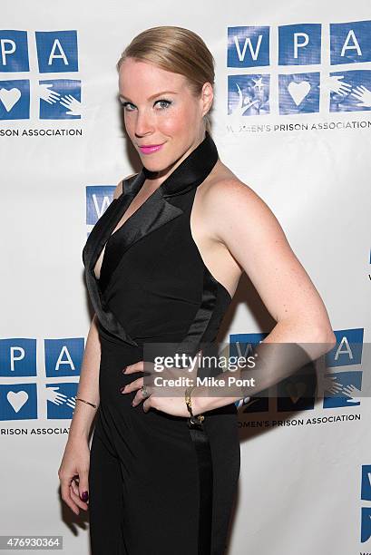 Actress Emma Myles attends the "Orange is the New Black" season 3 premiere party benefiting the Women's Prison Association at The Ainsworth on June...