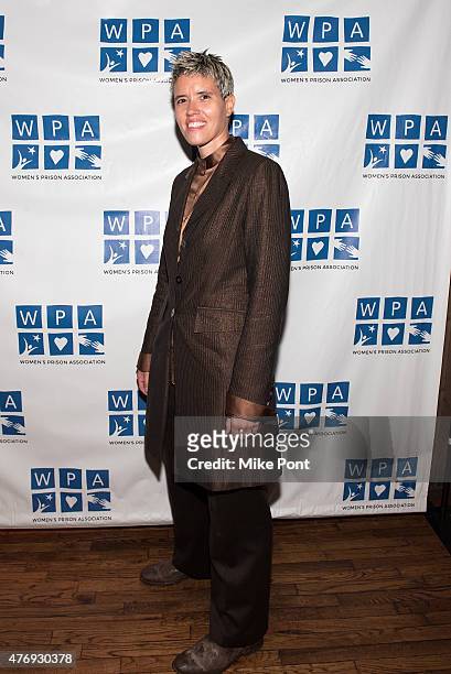 Actress Farrah Krenek attends the "Orange is the New Black" season 3 premiere party benefiting the Women's Prison Association at The Ainsworth on...