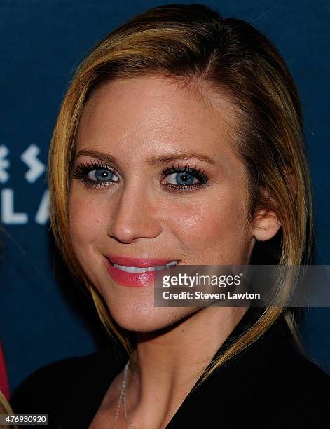 Actress Brittany Snow attends Vegas Magazine's 12th anniversary celebration at Omnia Nightclub at Caesars Palace on June 12, 2015 in Las Vegas,...
