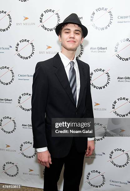 Actor Kyle Brenn attends the 2014 The New York Philharmonic Spring Gala featuring "Sweeney Todd: The Demon Barber of Fleet Street" at Josie Robertson...