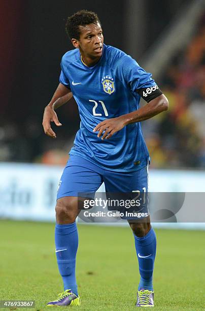 Jo during the International Friendly match between South Africa and Brazil at FNB Stadium on March 05, 2014 in Johannesburg, South Africa.