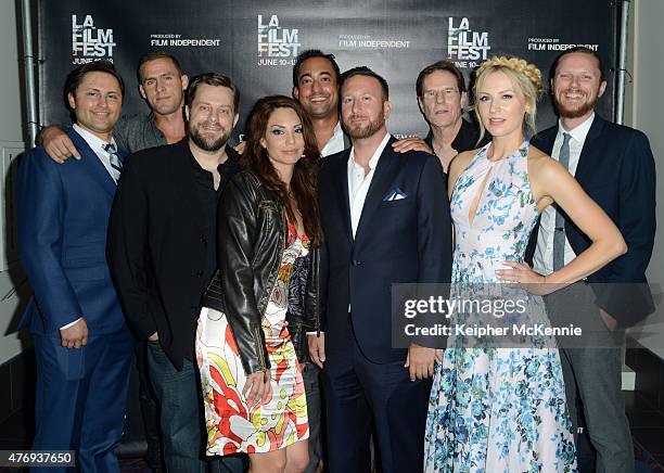 2015 Cast 28 Los Angeles Film Festival Shut In And Kitchen Screenings Stock ...