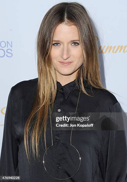 Actress Grace Gummer arrives at CBS Television Studios 3rd Annual Summer Soiree Party at The London Hotel on May 18, 2015 in West Hollywood,...