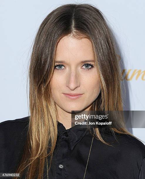 Actress Grace Gummer arrives at CBS Television Studios 3rd Annual Summer Soiree Party at The London Hotel on May 18, 2015 in West Hollywood,...