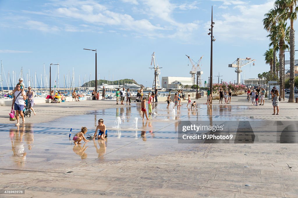 Promenade of La Ciotat (French Riviera)