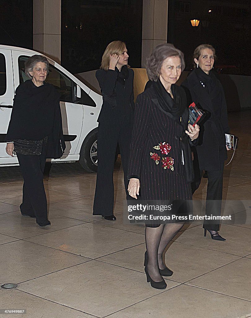 Spanish and Greek Royal Families Attend A Documentary About King Paul I of Greece in Athens