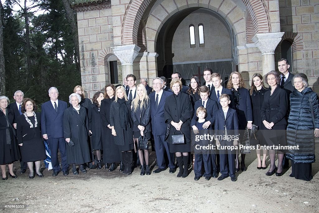 Greece and Spanish Royal Families Attend Commemorative Mass For King Paul I of Greece