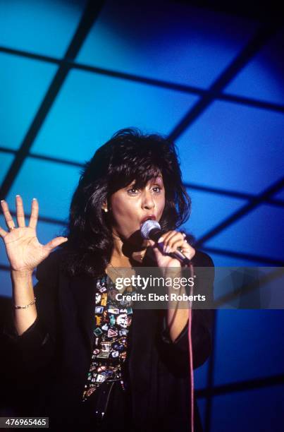 Darlene Love performing at her show Portrait Of A Singer at the Bottom Line in New York City on July 27, 1993.