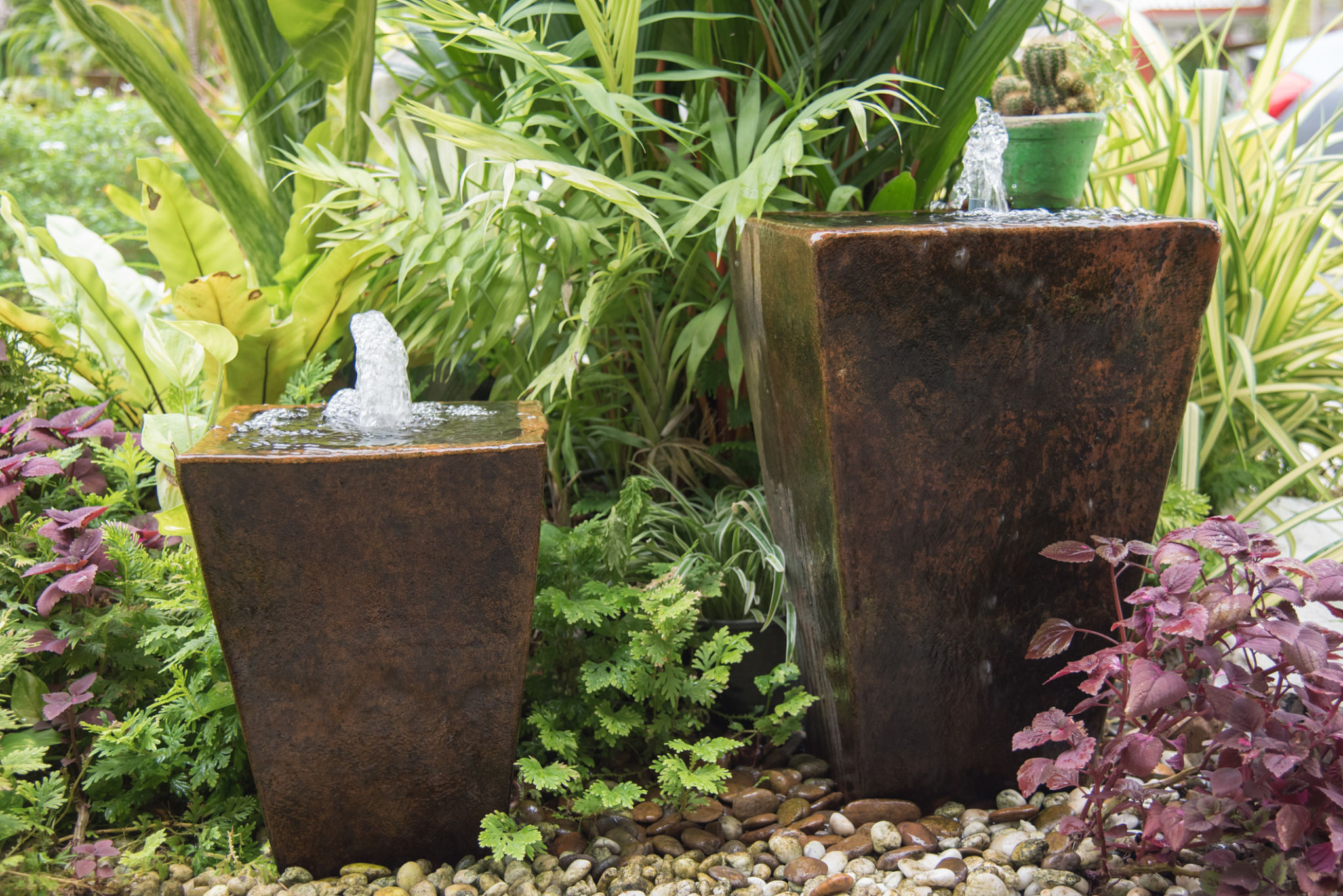 garden fountain