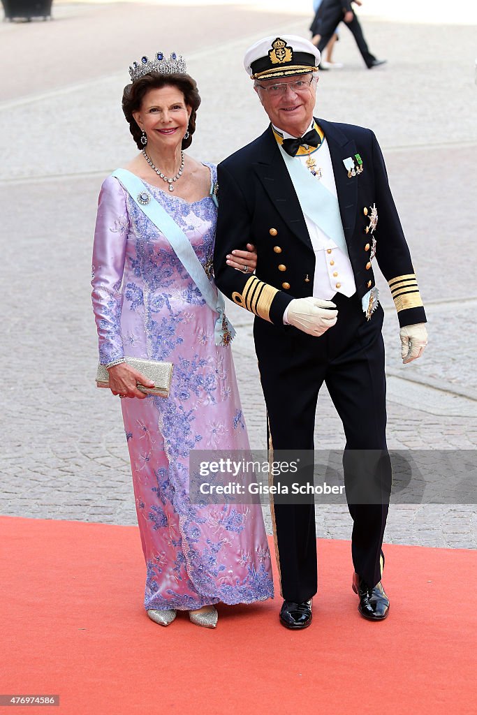 Ceremony And Arrivals: Wedding Of Prince Carl Philip Of Sweden And Sofia Hellqvist