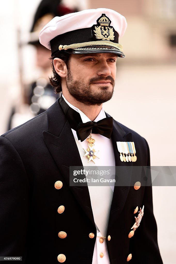 Ceremony And Arrivals:  Wedding Of Prince Carl Philip Of Sweden And Sofia Hellqvist