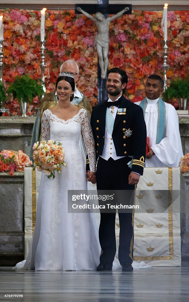 Ceremony And Arrivals:  Wedding Of Prince Carl Philip Of Sweden And Sofia Hellqvist
