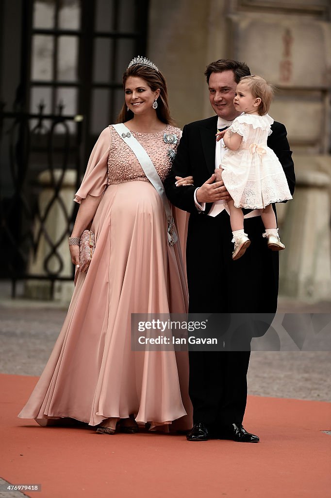 Ceremony And Arrivals: Wedding Of Prince Carl Philip Of Sweden And Sofia Hellqvist