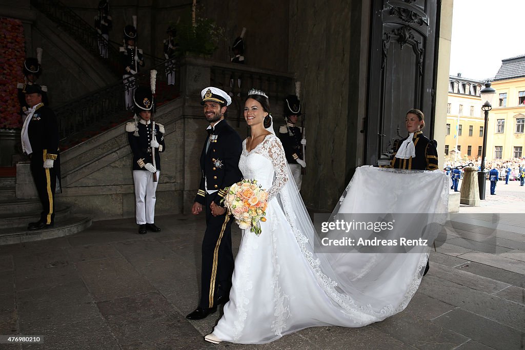 Departures & Cortege: Wedding Of Prince Carl Philip And Princess Sofia Of Sweden