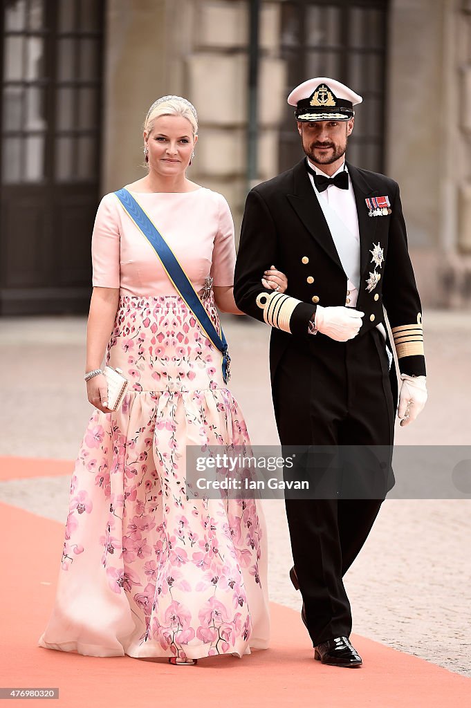 Ceremony And Arrivals: Wedding Of Prince Carl Philip Of Sweden And Sofia Hellqvist