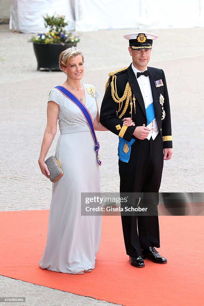 Ceremony And Arrivals: Wedding Of Prince Carl Philip Of Sweden And Sofia Hellqvist