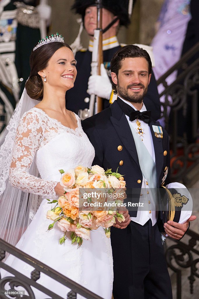 Departures & Cortege: Wedding Of Prince Carl Philip And Princess Sofia Of Sweden
