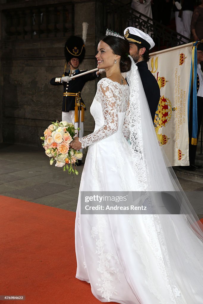 Departures & Cortege: Wedding Of Prince Carl Philip And Princess Sofia Of Sweden